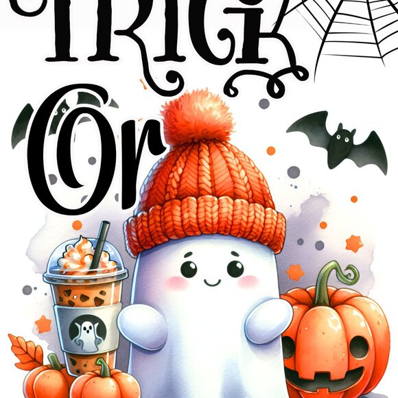 Cute Ghost Halloween Towel Set, Trick Or Treat Dish Towels, Kitchen Towels - Picture 3 of 9